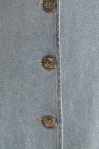 NAUTICAL & NICE DENIM MIDI DRESS Flying Tomato
