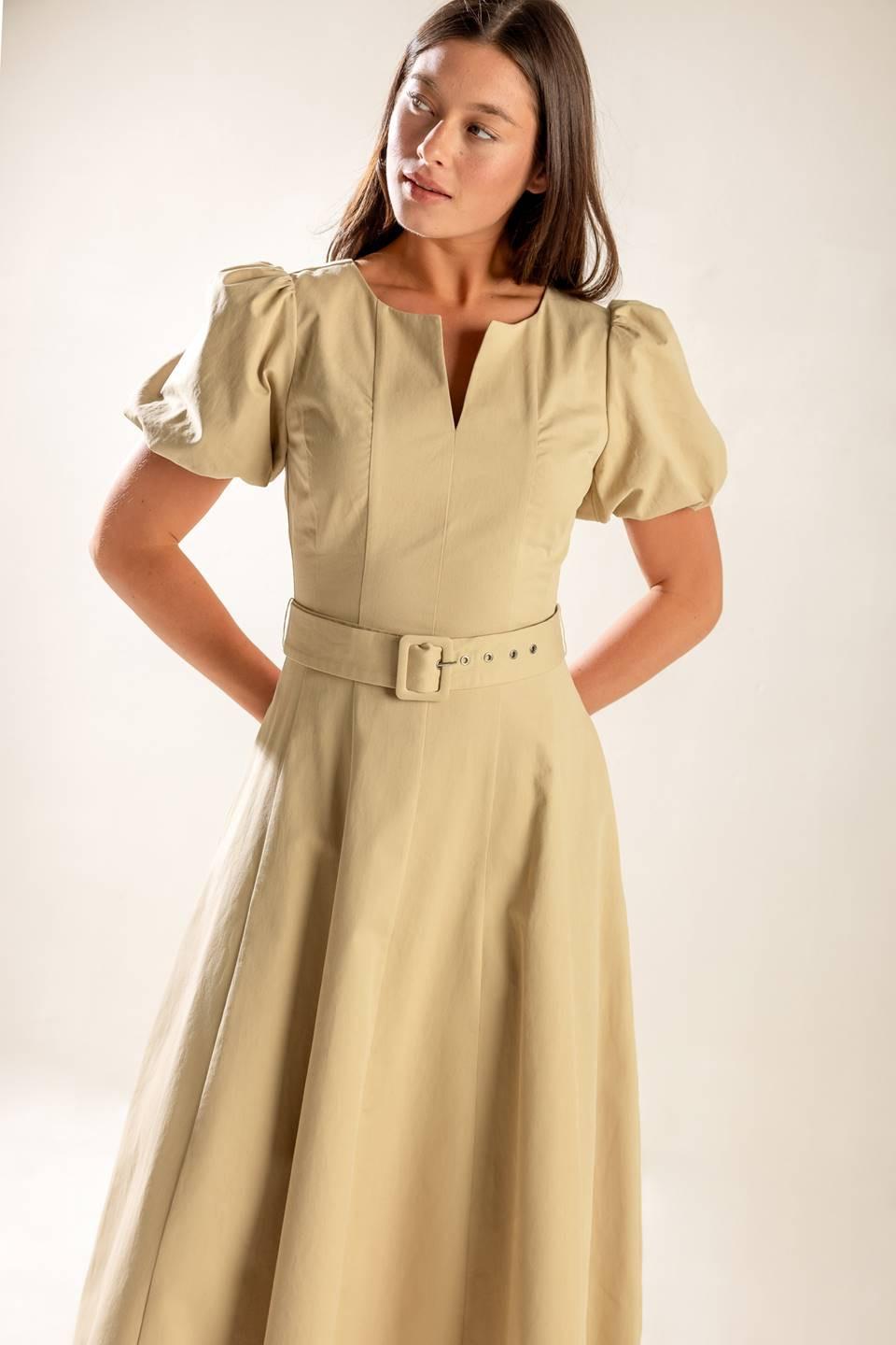 SUNLIT SOIREE WOVEN MIDI DRESS Flying Tomato