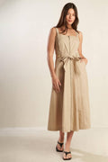 MARGOT DREAM WOVEN MIDI DRESS Flying Tomato