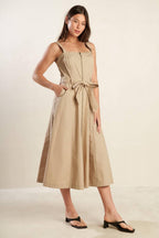 MARGOT DREAM WOVEN MIDI DRESS Flying Tomato