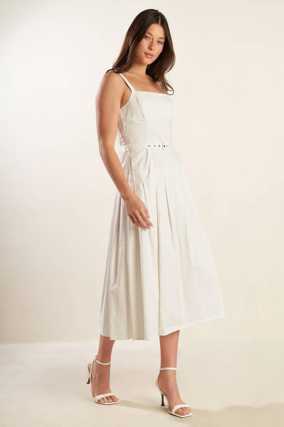 SHAY LANTANA WOVEN MIDI DRESS Flying Tomato