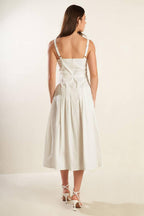 SHAY LANTANA WOVEN MIDI DRESS Flying Tomato