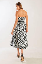 NOT SO ORDINARY WOVEN MIDI DRESS Flying Tomato