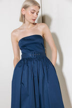 ENDLESSLY CHARMING WOVEN MIDI DRESS Flying Tomato