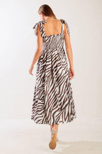 DANCING WITH THE WOVEN MIDI DRESS Flying Tomato
