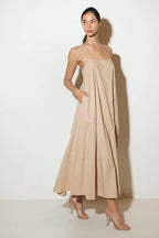DAISY LANE WOVEN MIDI TENT DRESS Flying Tomato