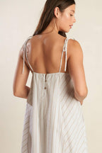 JUST WONDERING WOVEN MIDI DRESS Flying Tomato