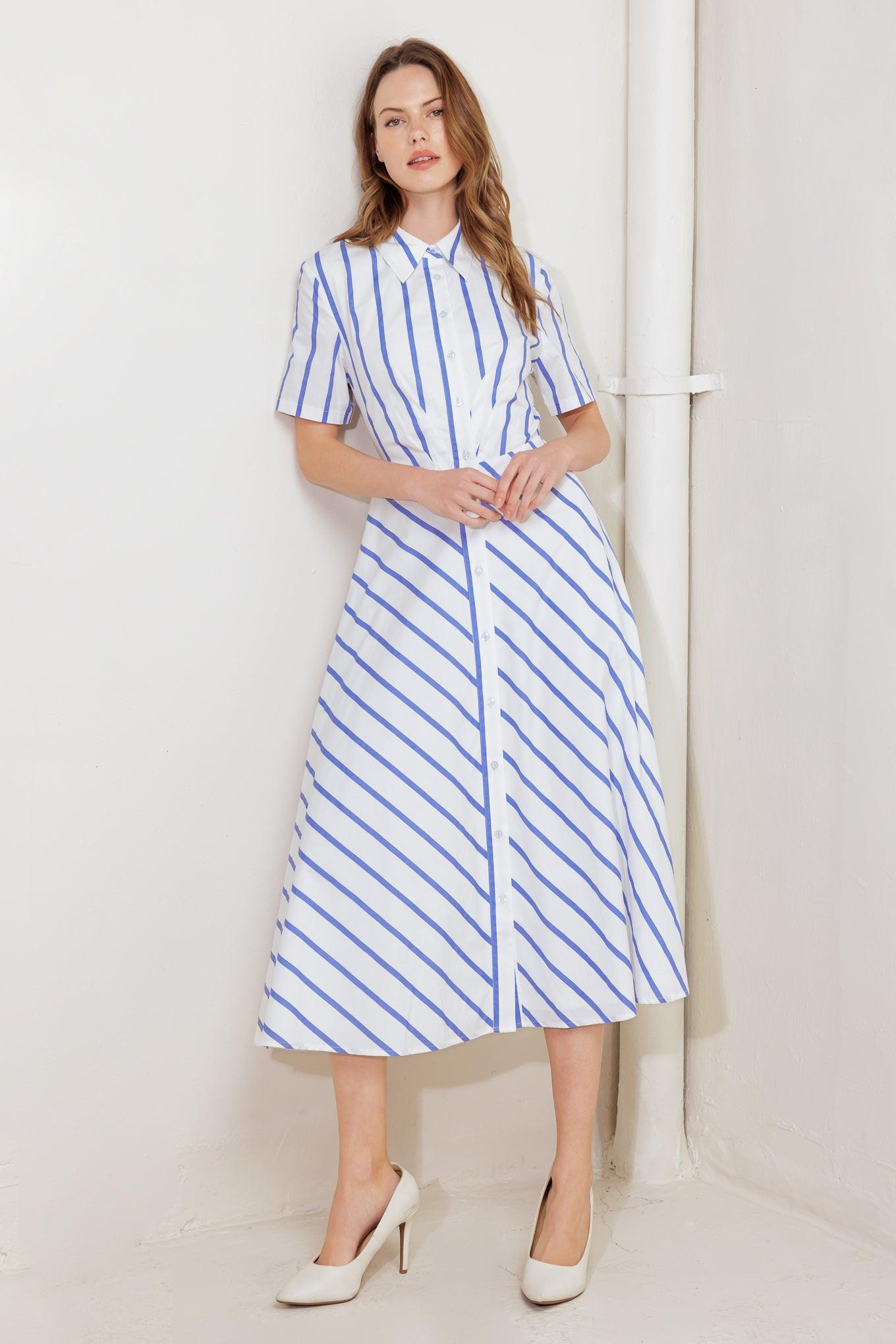 YOU HAD ME AT WOVEN MIDI DRESS Flying Tomato