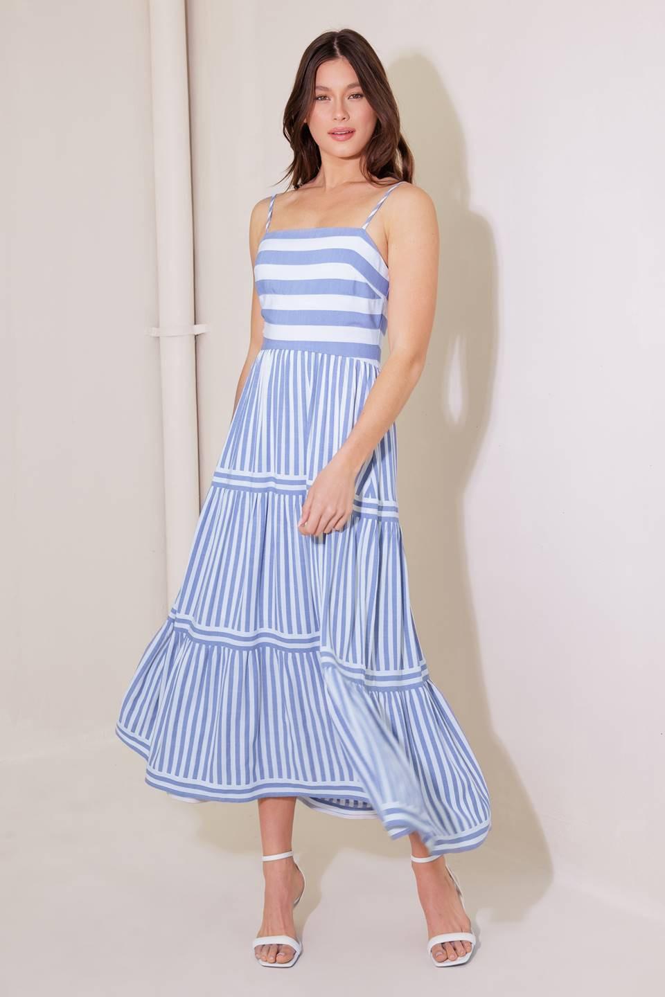 ANYTHING IS POSSIBLE WOVEN MIDI DRESS Flying Tomato