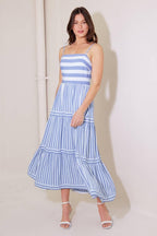 ANYTHING IS POSSIBLE WOVEN MIDI DRESS Flying Tomato