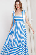 OCEAN BREEZE WOVEN MIDI DRESS Flying Tomato