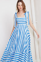 OCEAN BREEZE WOVEN MIDI DRESS Flying Tomato