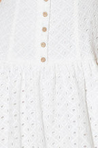 AT FIRST GLANCE WOVEN MINI DRESS Flying Tomato
