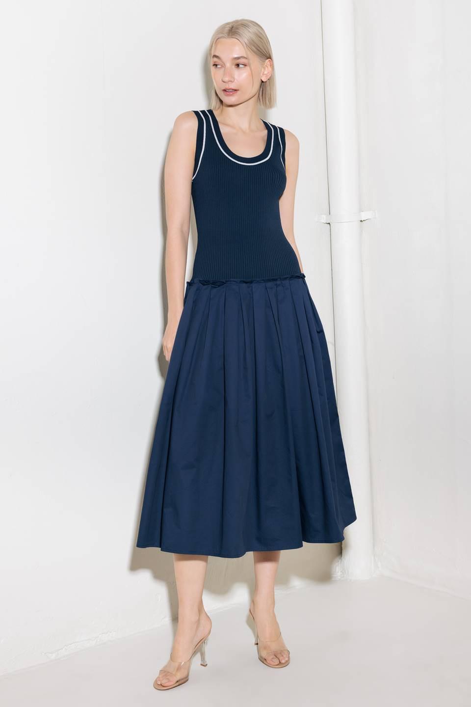 CELEBRATE EVERYDAY NAVY DRESS Flying Tomato