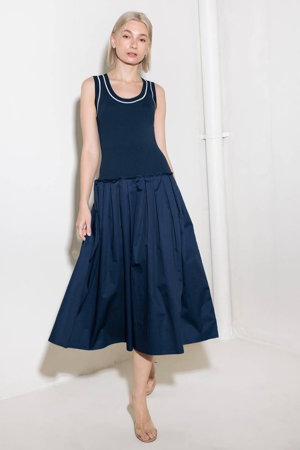 CELEBRATE EVERYDAY NAVY DRESS Flying Tomato