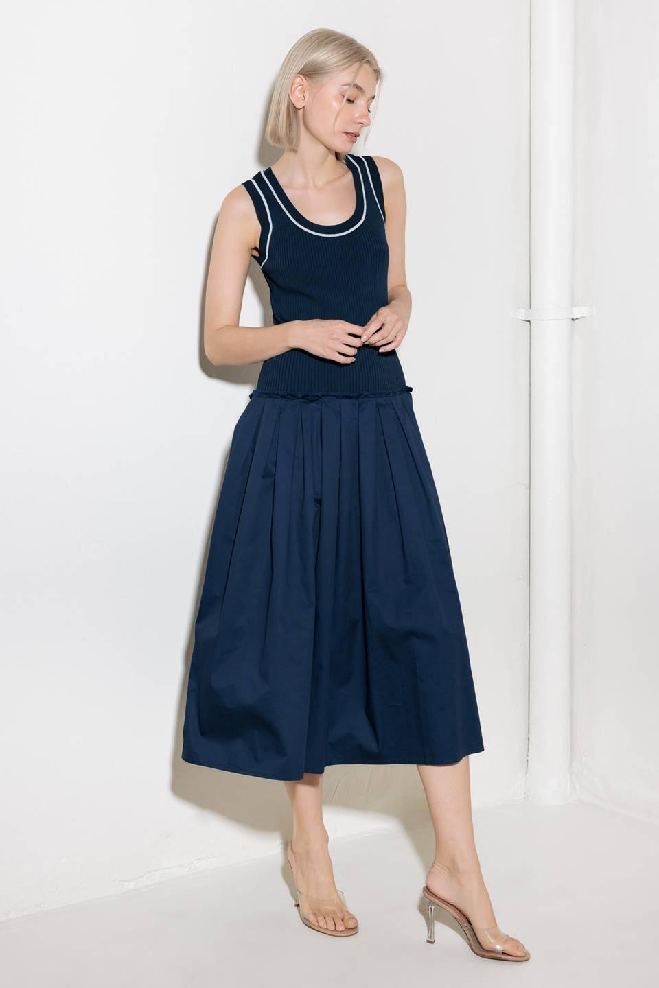 CELEBRATE EVERYDAY NAVY DRESS Flying Tomato