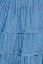 ETERNAL DESIRE DENIM MIDI DRESS Flying Tomato