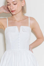 PURE ROMANCE WOVEN MINI DRESS Flying Tomato