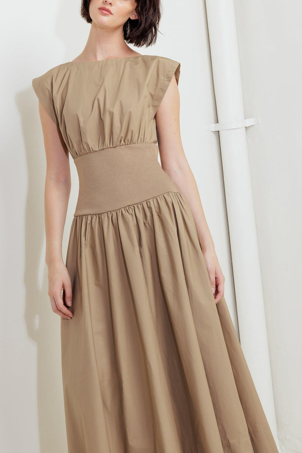 DREAMWEAVER ROMANTIC WOVEN MIDI DRESS Flying Tomato