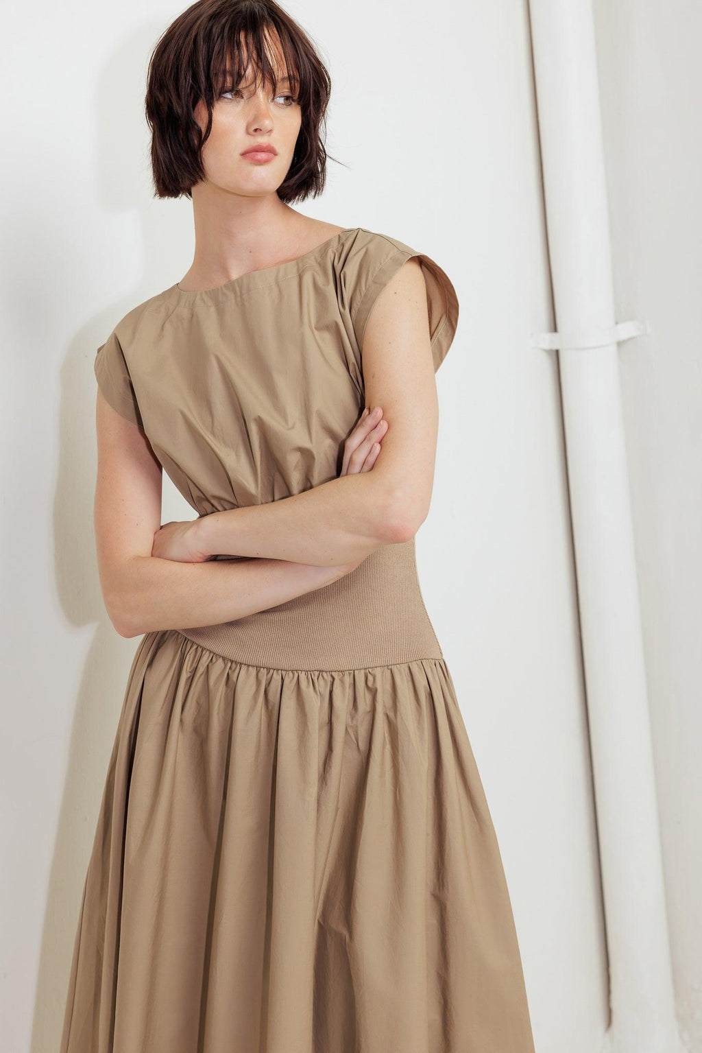 DREAMWEAVER ROMANTIC WOVEN MIDI DRESS Flying Tomato