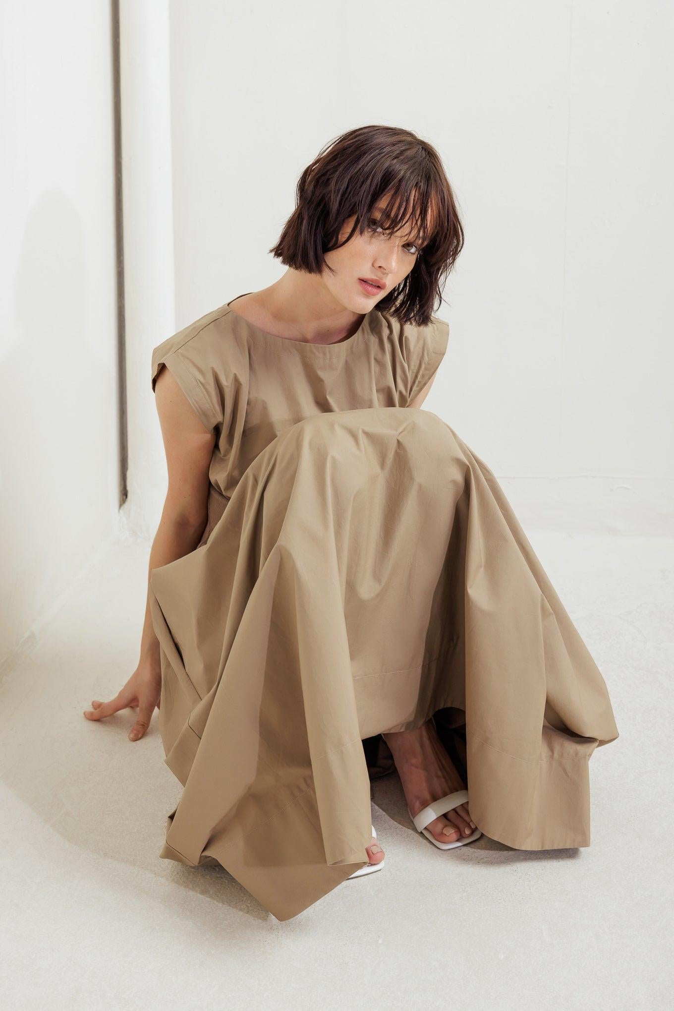 DREAMWEAVER ROMANTIC WOVEN MIDI DRESS Flying Tomato