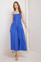 MOONLIGHT ON MY WOVEN MIDI DRESS Flying Tomato