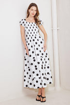 EFFORTLESS DAYS WOVEN MIDI DRESS Flying Tomato