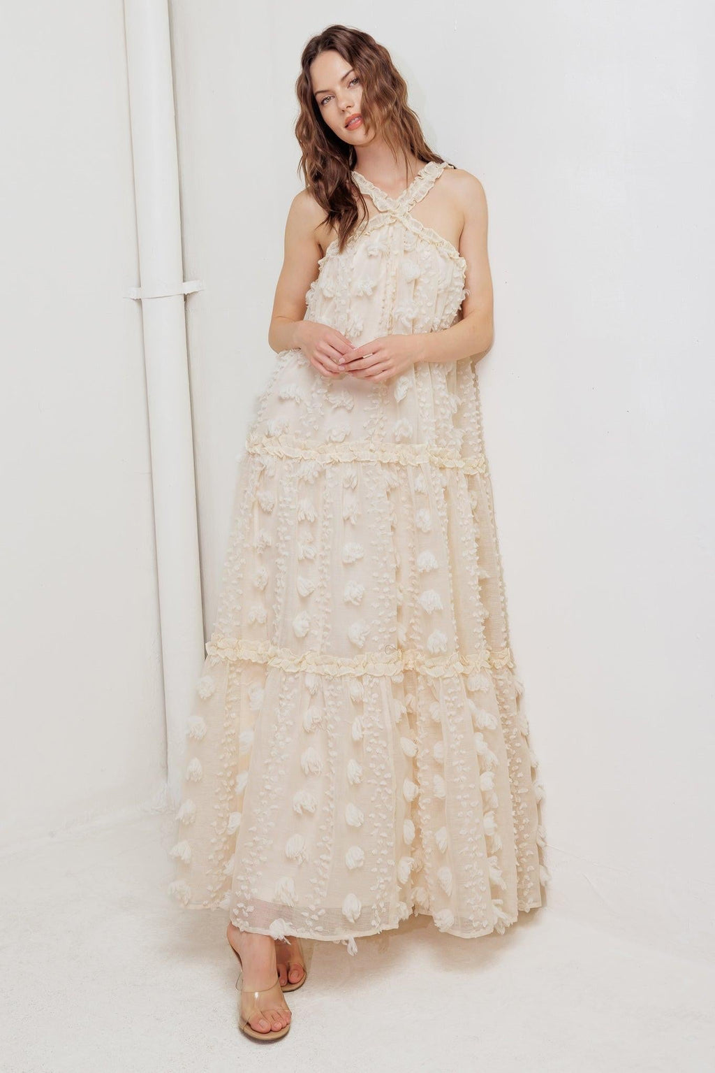 CLOUD NINE GOWN WOVEN ANKLE DRESS Flying Tomato