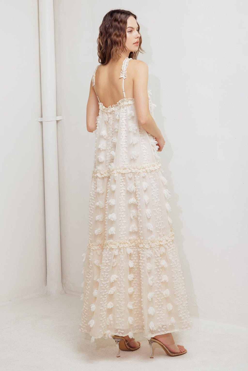 CLOUD NINE GOWN WOVEN ANKLE DRESS Flying Tomato