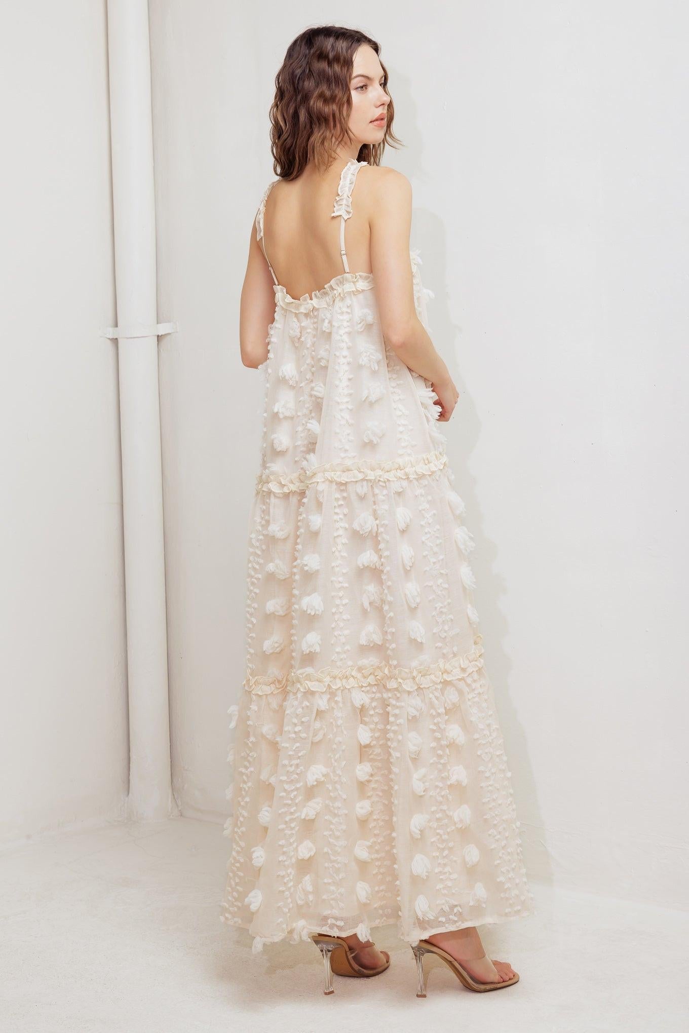 CLOUD NINE GOWN WOVEN ANKLE DRESS Flying Tomato