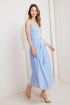CITY BREEZE WOVEN MIDI DRESS Flying Tomato