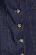 INDIGO TEMPO DENIM MINI DRESS Flying Tomato