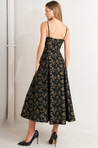 GARDEN OPERA WOVEN MIDI DRESS Flying Tomato