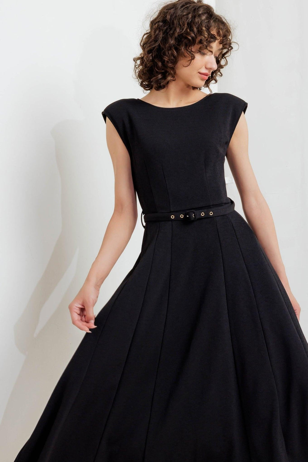 MODERN MONA WOVEN MIDI DRESS Flying Tomato