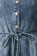 POWER IN DENIM MINI DRESS Flying Tomato