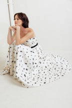 LOVELY CULTIVATED WOVEN MIDI DRESS Flying Tomato