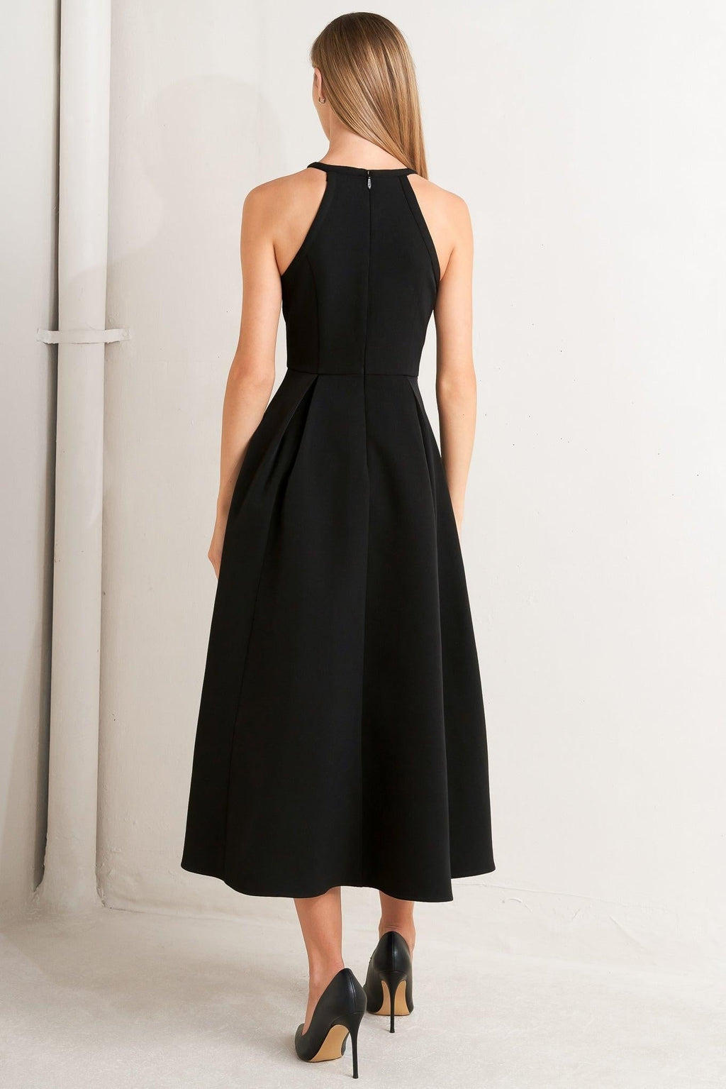 GALAXY CHARM WOVEN MIDI DRESS Flying Tomato