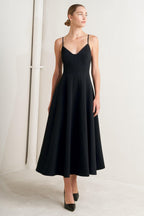 PURE INTENTION WOVEN MIDI DRESS Flying Tomato