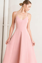 PURE INTENTION WOVEN MIDI DRESS Flying Tomato