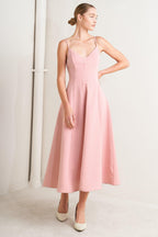 PURE INTENTION WOVEN MIDI DRESS Flying Tomato
