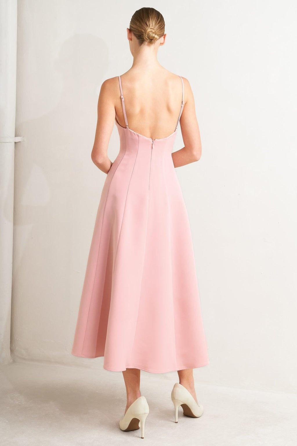 PURE INTENTION WOVEN MIDI DRESS Flying Tomato