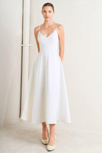 PURE INTENTION WOVEN MIDI DRESS Flying Tomato