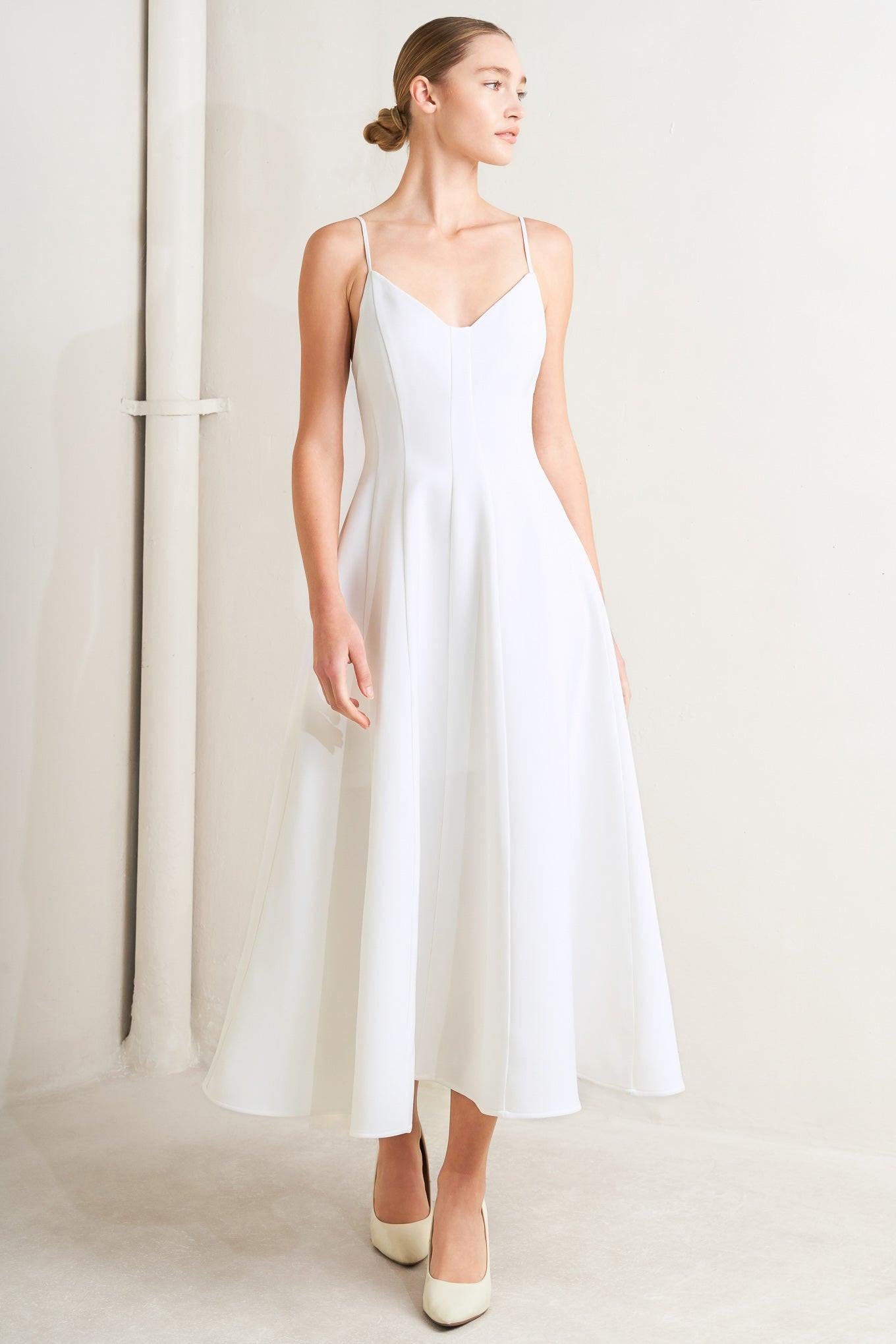 PURE INTENTION WOVEN MIDI DRESS Flying Tomato