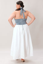 CITY TO COAST WOVEN MIDI DRESS Flying Tomato