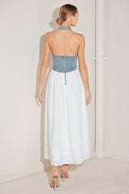 CITY TO COAST WOVEN MIDI DRESS Flying Tomato
