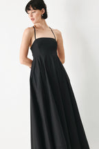 PURE LINE WOVEN MIDI DRESS Flying Tomato