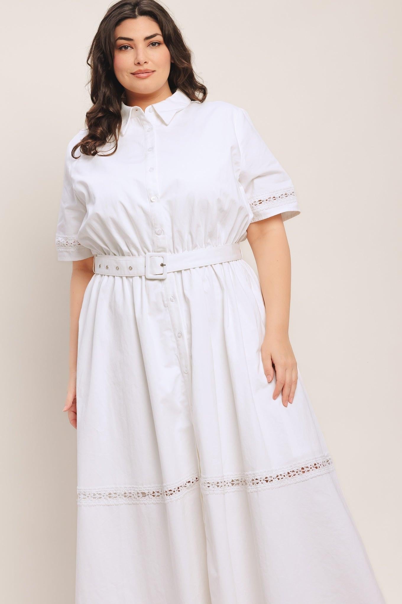 ELEGANT ENCOUNTER WOVEN MIDI DRESS Flying Tomato