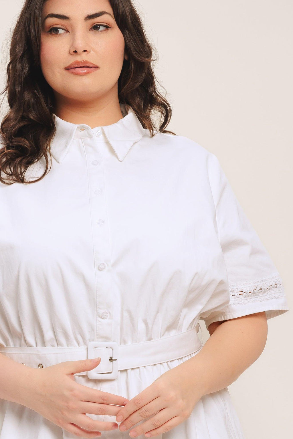 ELEGANT ENCOUNTER WOVEN MIDI DRESS Flying Tomato