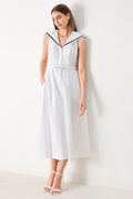 DARLING DAY WOVEN MIDI DRESS Flying Tomato