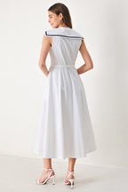 DARLING DAY WOVEN MIDI DRESS Flying Tomato